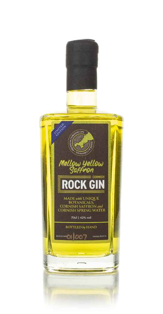 Cornish Rock Mellow Yellow Saffron Gin
