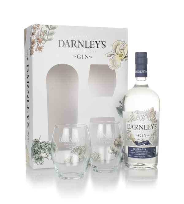 Darnley's Navy Strength Spiced Gin Gift Pack with 2x Glasses