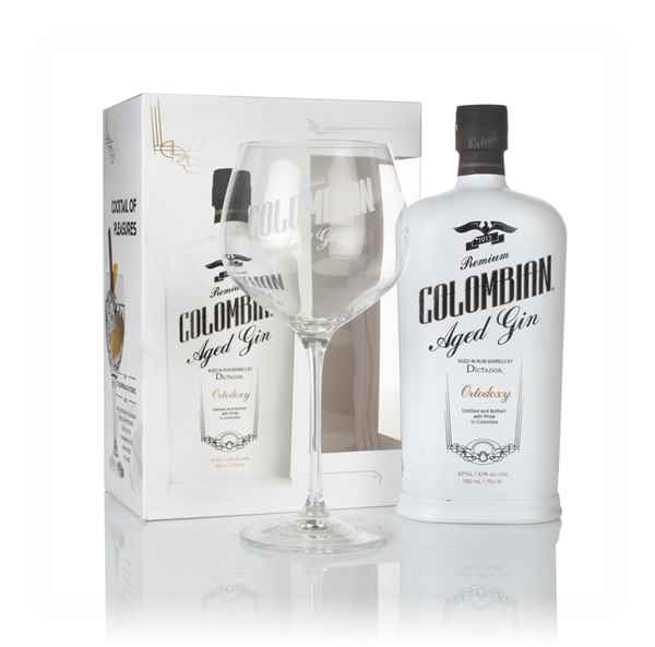 Dictador Ortodoxy Gin Gift Pack with Glass