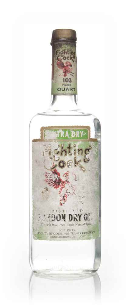 Fighting Cock London Dry Gin - 1960s