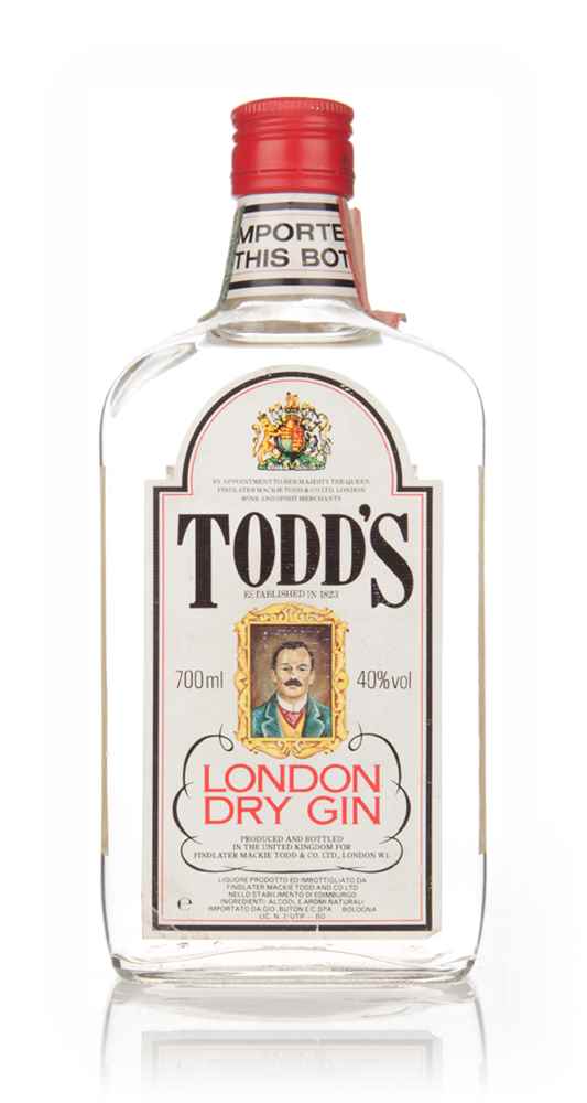 Todd’s London Dry Gin - 1980s