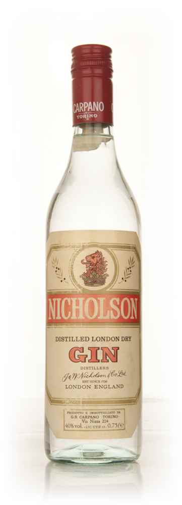 Nicholson London Dry Gin - 1970s
