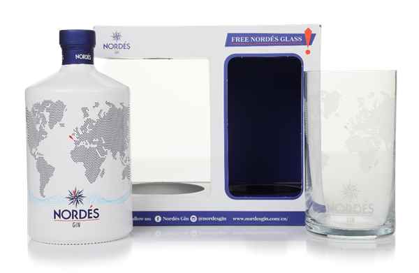 Nordés Atlantic Galician Gin Gift Set With Highball Glass