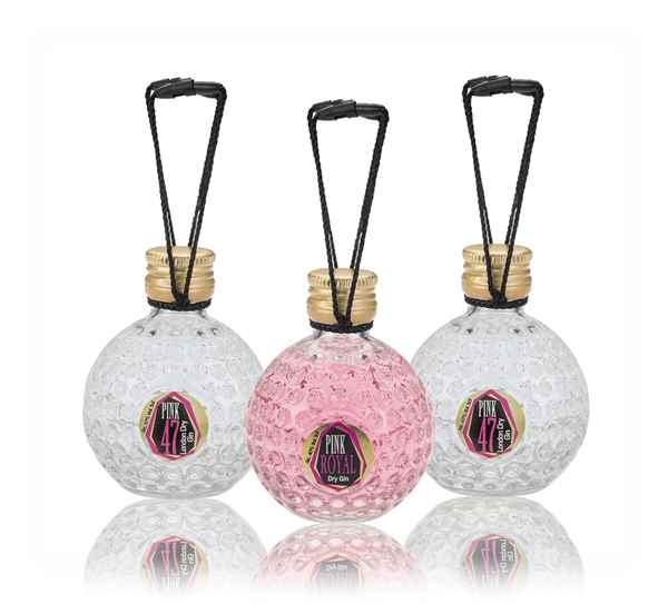 Pink 47 & Pink Royal Premium Glass Baubles Set (3 x 50ml)
