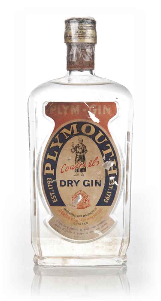 Plym-Gin Plymouth Dry Gin - 1960s-70s