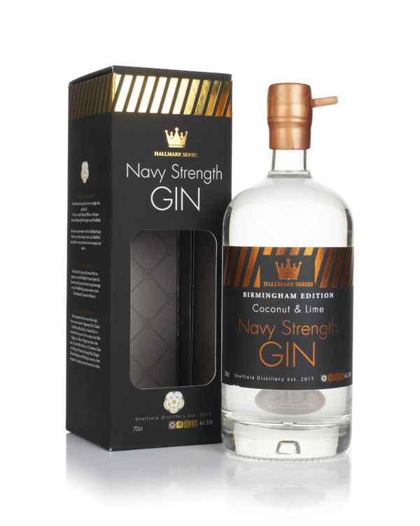 Sheffield Distillery Hallmark Navy Strength Coconut & Lime Gin - Birmingham Edition