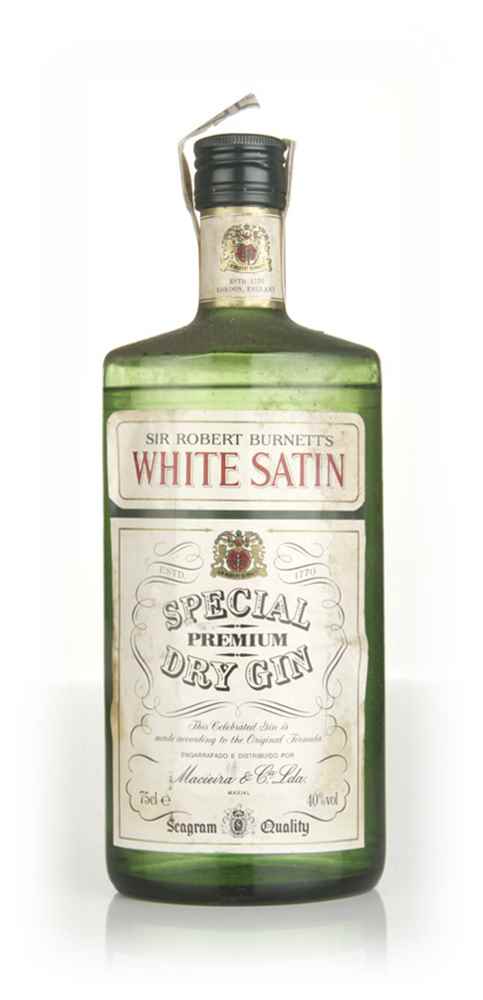 Burnett's White Satin Gin - 1970s