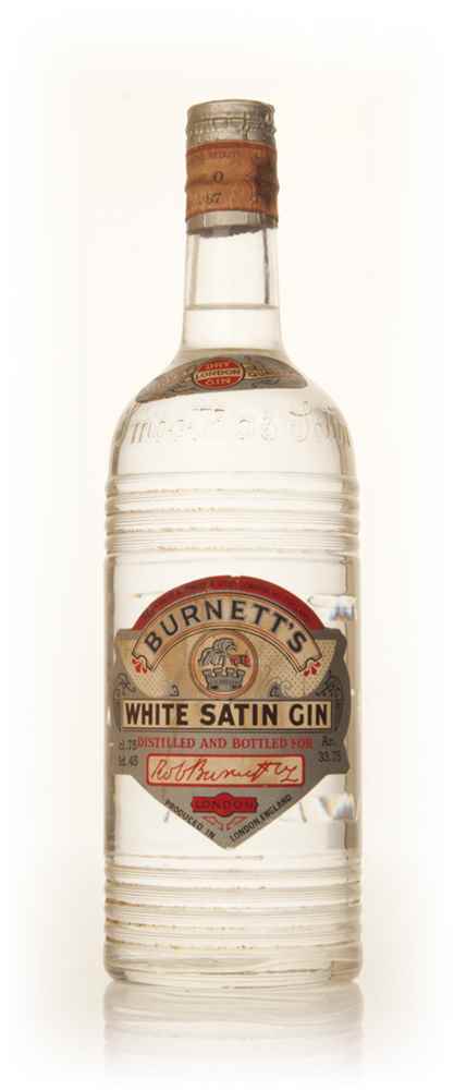 Burnett’s White Satin London Dry Gin - 1950s