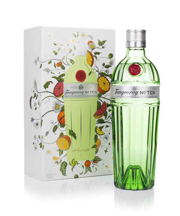 Tanqueray No. Ten with Floral Gift Box