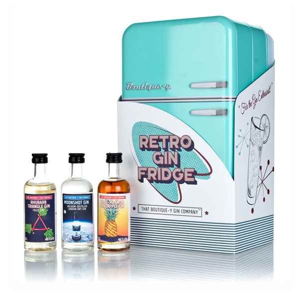 Retro Gin Fridge Tin (That Boutique-y Gin Company) (8 x 50ml)