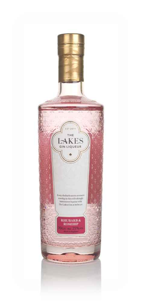 The Lakes Rhubarb & Rosehip Gin Liqueur 70cl | Master of Malt | Likör