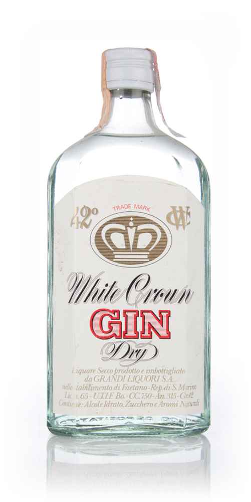 White Crown Dry Gin - 1970s