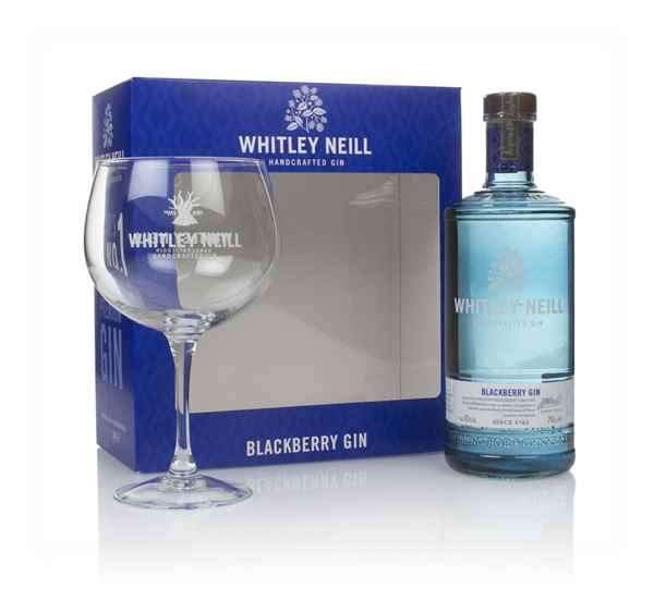 Whitley Neill Blackberry Gin Gift Pack with Glass