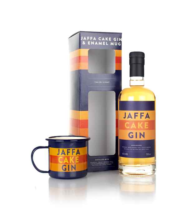 Jaffa Cake Gin Gift Pack with Enamel Mug