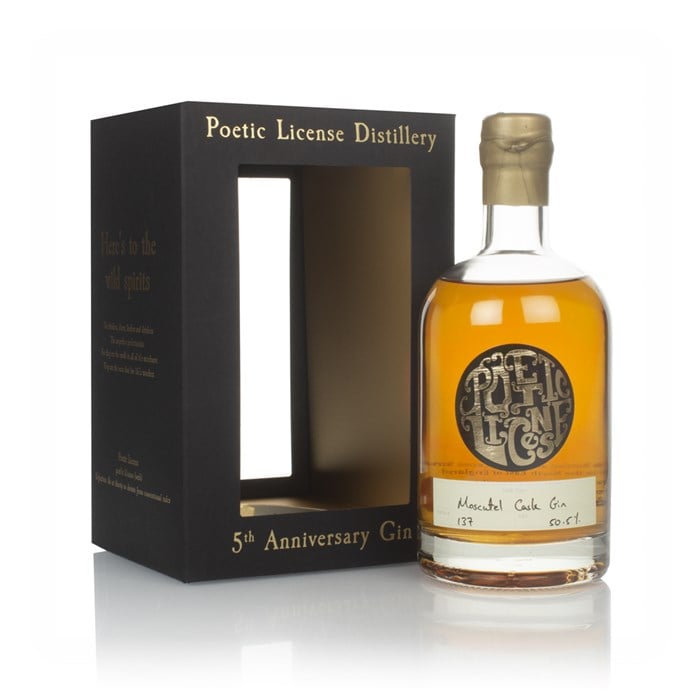 Poetic License 5th Anniversary Gin - Moscatel Cask