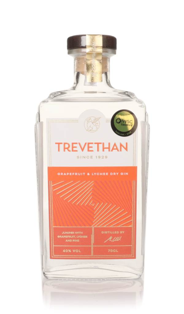 Trevethan Grapefruit and Lychee Cornish Gin product image