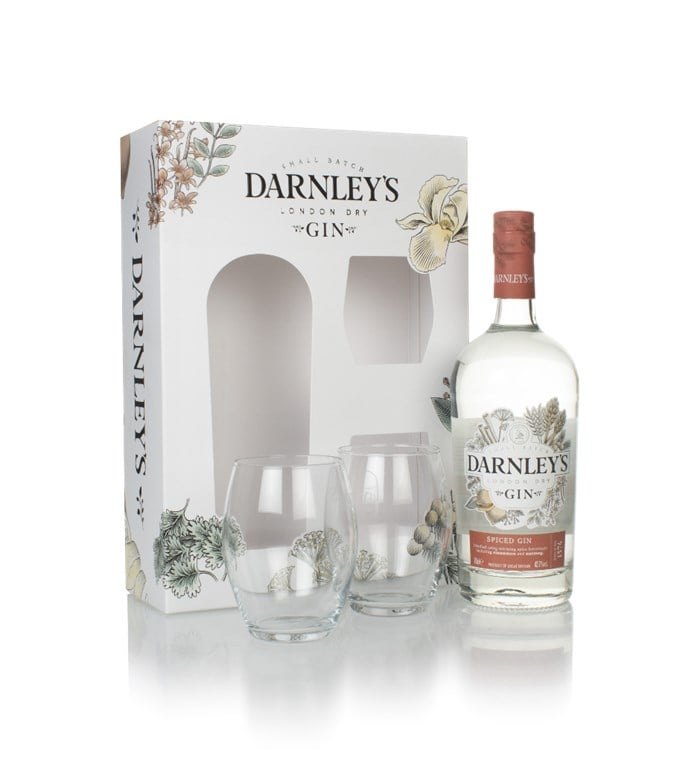 Darnley's Spiced Gin Gift Pack with 2x Glasses