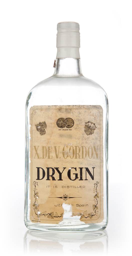 X. de V. Gordon Dry Gin - 1960s product image