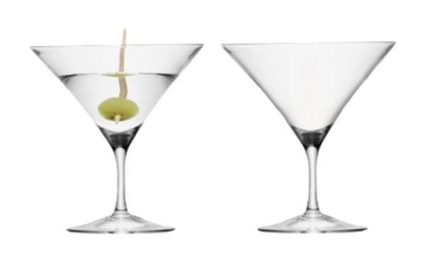 LSA Bar Martini Glasses (Set of Two) product image