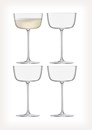 LSA Borough Cocktail Saucers (Set of Four)
