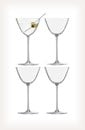 LSA Borough Martini Glasses (Set of Four)