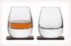 LSA Whisky Islay Tumblers & Walnut Coasters (Set of Two)
