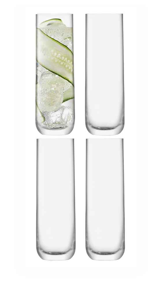 LSA Borough Highball Glasses (Set of Four)