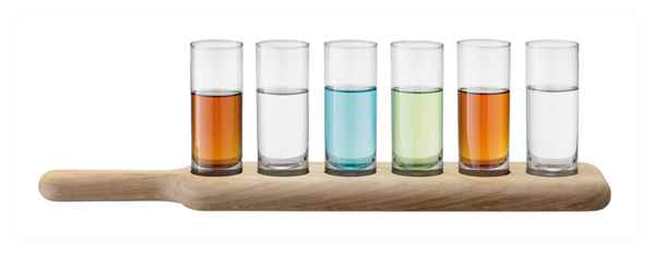 LSA Vodka Set & Oak Paddle