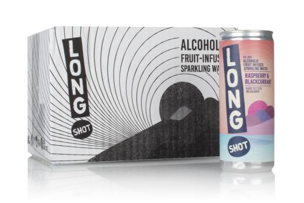 Long Shot Raspberry & Blackcurrant Hard Seltzer (12 x 250ml) product image
