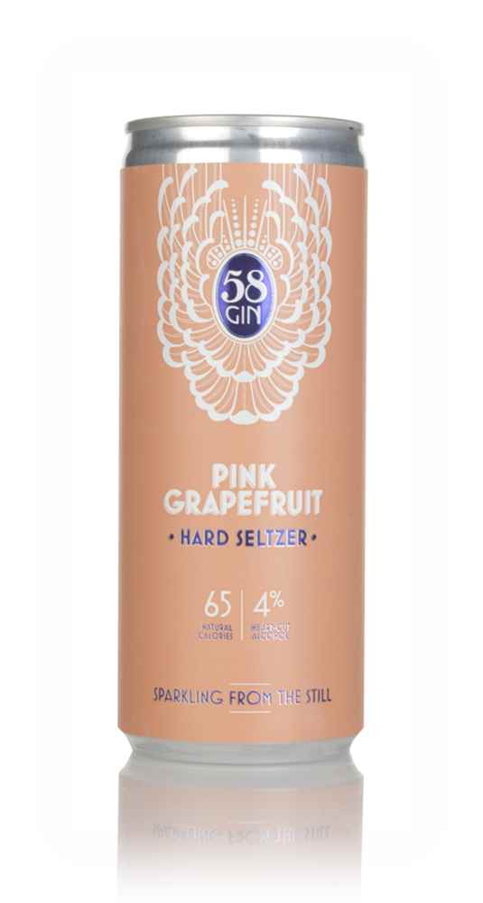 58 Gin Pink Grapefruit Hard Seltzer