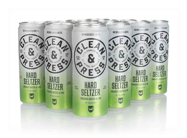 Clean & Press Smashed Cactus & Lime Hard Seltzer (12 x 330ml)