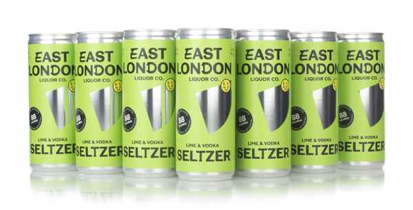 East London Liquor Company Lime & Vodka Seltzer (12 x 250ml)