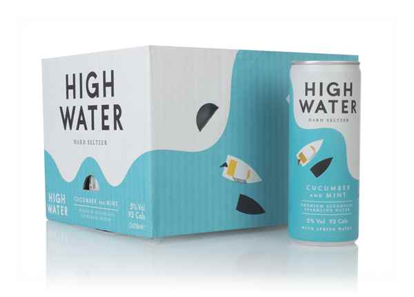 High Water Cucumber & Mint Hard Seltzer (12 x 250ml)