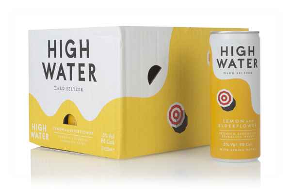 High Water Lemon & Elderflower Hard Seltzer (12 x 250ml)