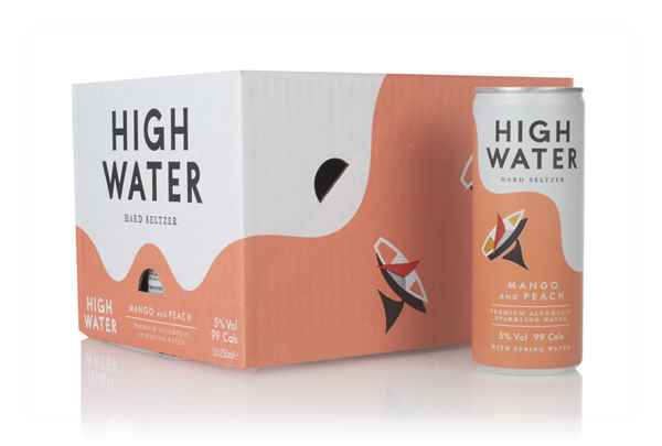 High Water Mango & Peach Hard Seltzer (12 x 250ml)
