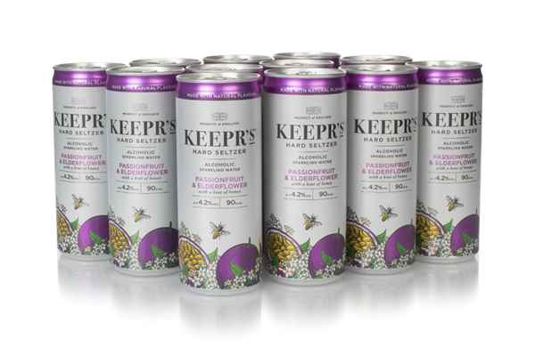 Keepr's Passionfruit & Elderflower Hard Seltzer (12 x 250ml)