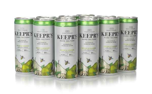 Keepr's Pear & Ginger Hard Seltzer (12 x 250ml)