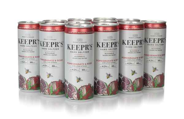 Keepr's Pomegranate & Rose Hard Seltzer (12 x 250ml)