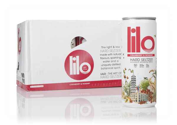 Lilo Cranberry & Rosehip Hard Seltzer (12 x 250ml)