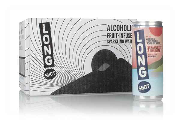 Long Shot Strawberry & Rhubarb Hard Seltzer (12 x 250ml)