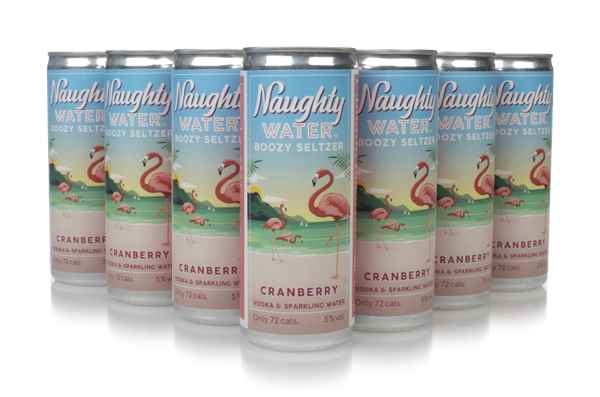 Naughty Water - Cranberry (12 x 250ml)