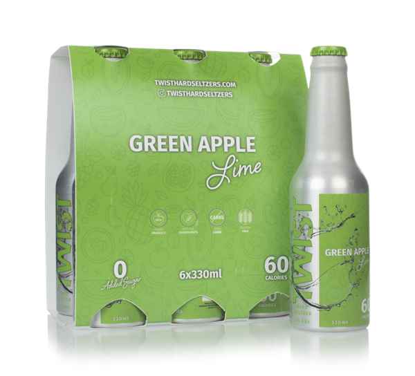 Twist Green Apple & Lime Hard Seltzer (6 x 330ml)