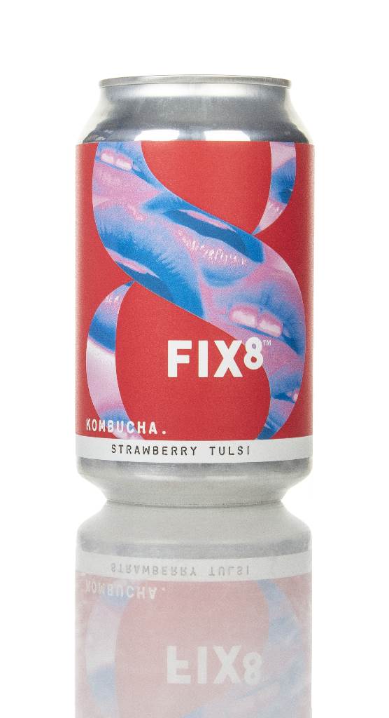 Fix8 Strawberry Tulsi Kombucha product image