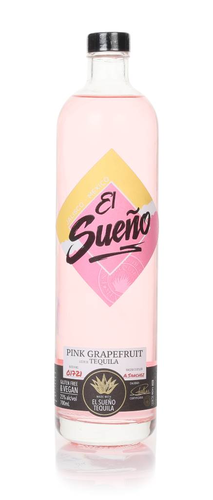 El Sueño Pink Grapefruit Tequila Liqueur (No Box / Torn Label) product image
