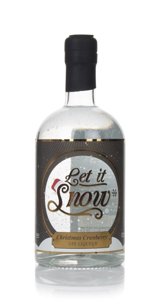 Let it Snow Christmas Cranberry Gin Liqueur