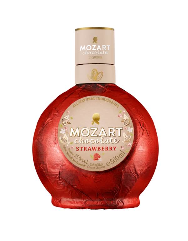 Mozart White Chocolate Strawberry Cream Liqueur product image