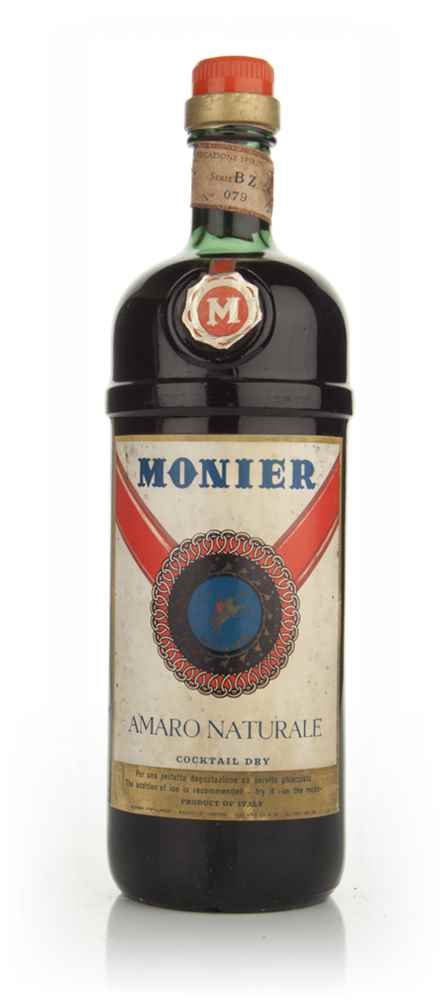 Monier Amaro Naturale Cocktail Dry - 1970s
