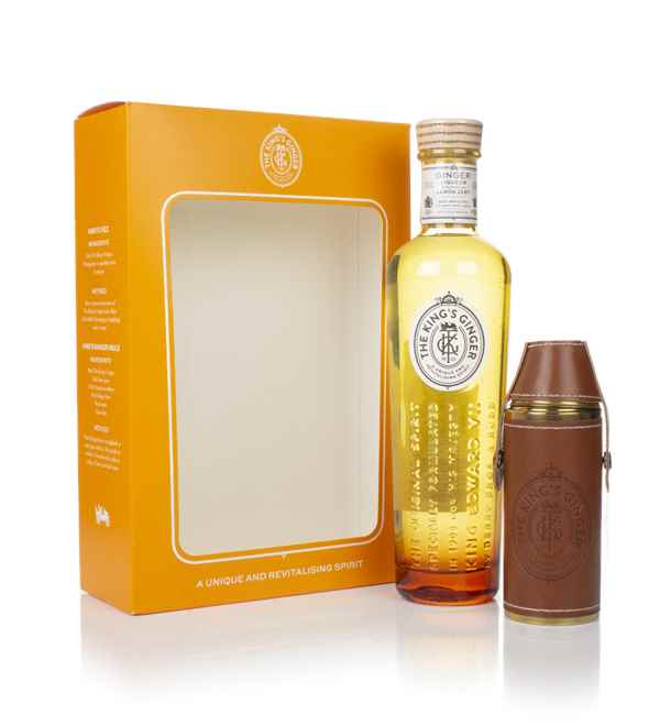 The King's Ginger Liqueur Gift Pack with Flask