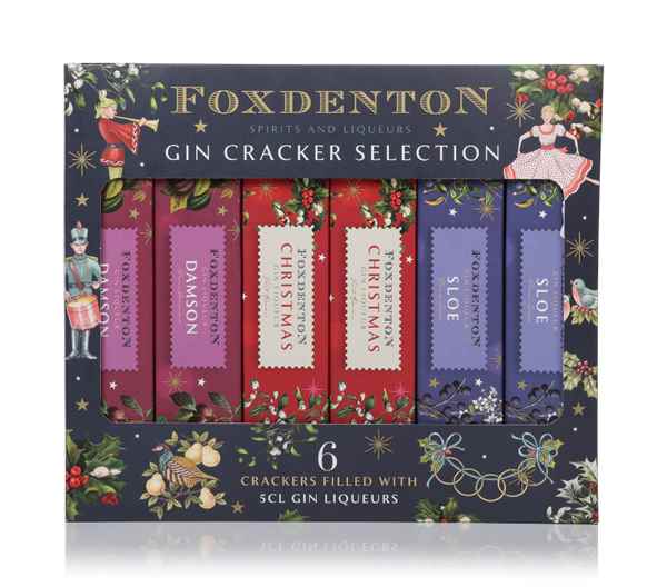 Foxdenton Gin Christmas Cracker Selection (6 x 5cl)