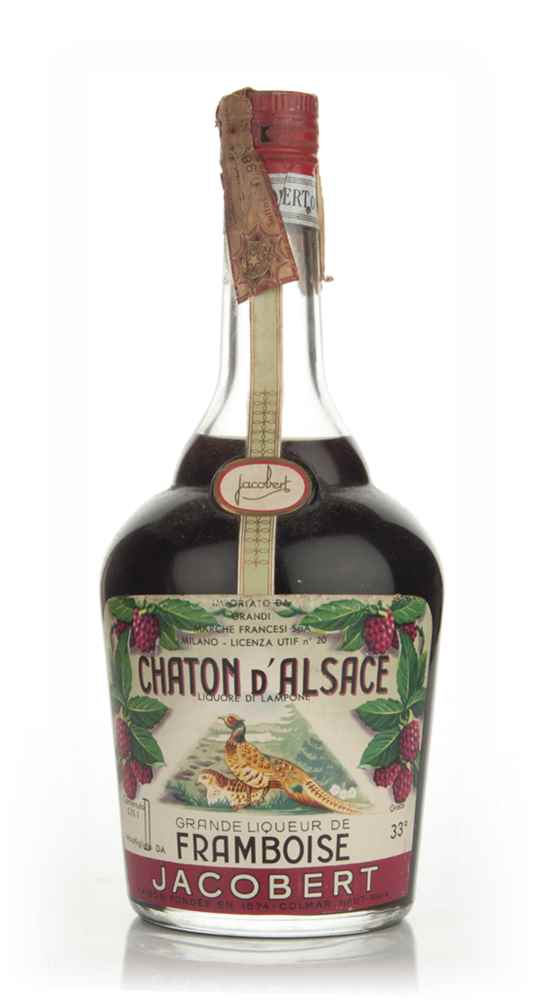 Jacobert Chaton d'Alsace Grande Liqueur de Framboise - 1960s